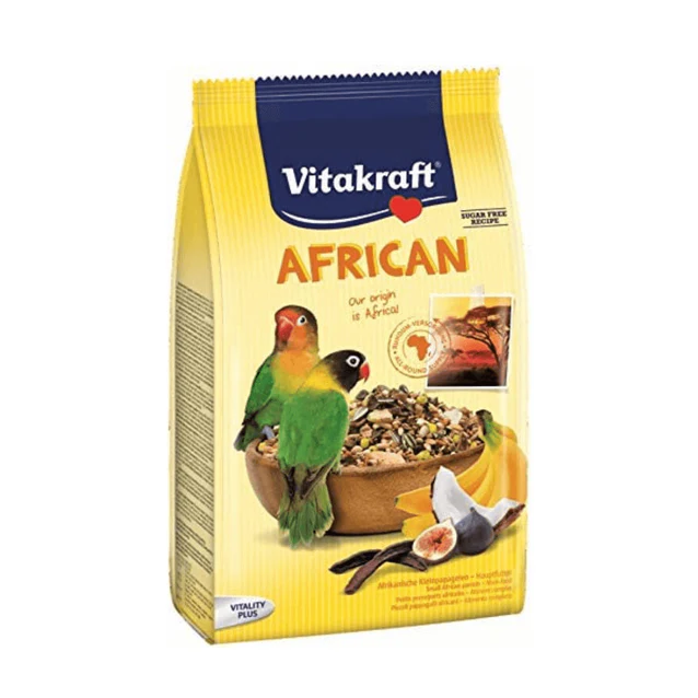 VITAKRAFT AFRICAN MENIU PAPAGALI 750GR