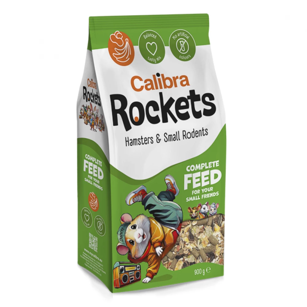 CALIBRA ROCKETS HRANA HAMSTERI SI ROZATOARE MICI 900GR