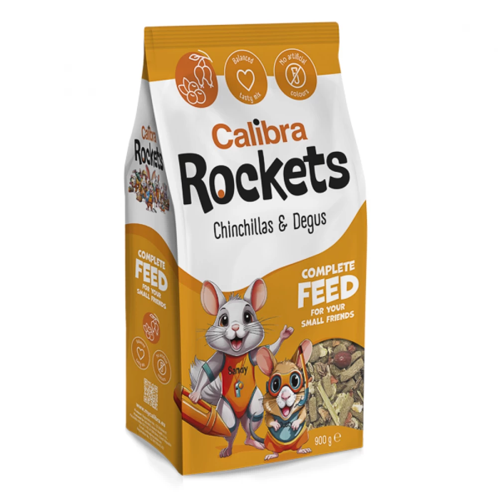 CALIBRA ROCKETS HRANA SINSILA 900GR 