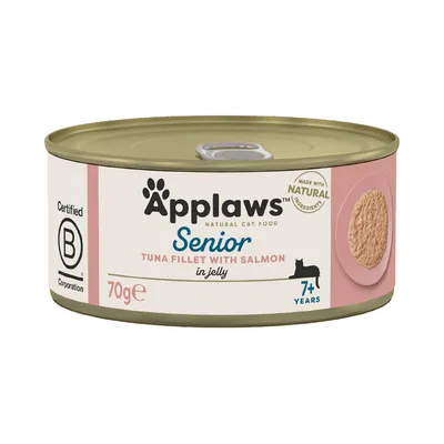 APPLAWS CONSERVA PISICI SENIOR TON CU SOMON IN JELLY 70GR