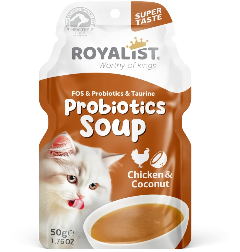 PLIC SUPA PISICA ROYALIST PROBIOTICS SOUP PUI SI COCOS 50GR