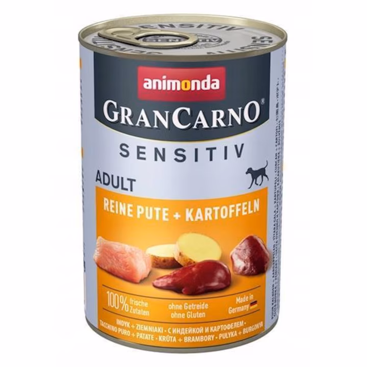 CONSERVA CAINE ANIMONDA GRANCARNO COCKTAIL CARNE VITA/PUI/CURCAN 400GR