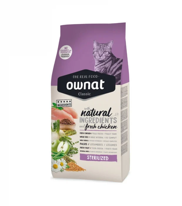 HRANA PISICA OWNAT STERILIZAT PUI SI LEGUME 15KG