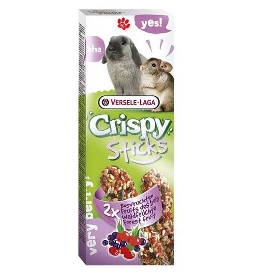 VERSELE LAGA CRISPY STICKS FRUCTE 2X55GR