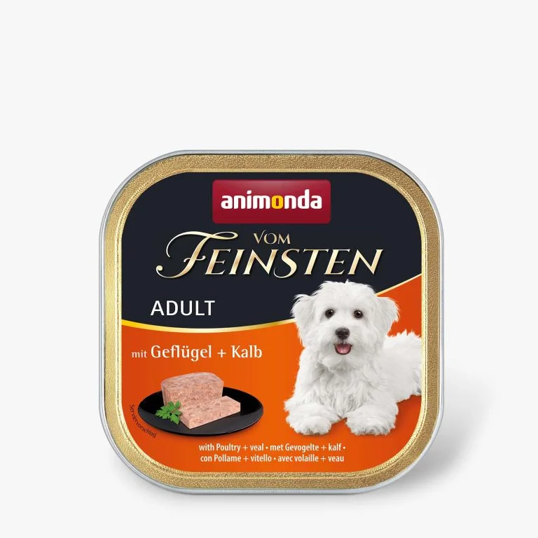 CONSERVA CAINE PATE ANIMONDA ADULT PASARE SI VITEL 150GR