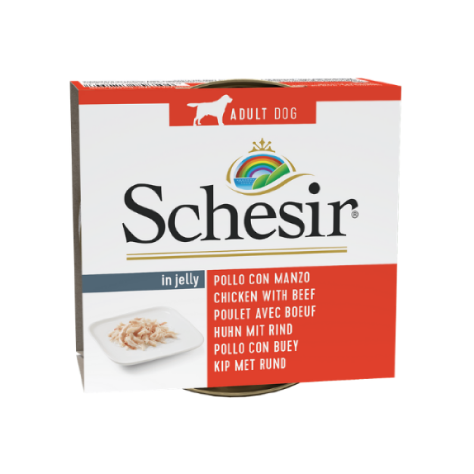 CONSERVA CAINE SCHESIR PUI/VITA 150GR.