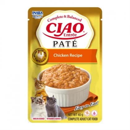 PLIC PISICA CIAO ENTREE PATE CU PUI 40 GR