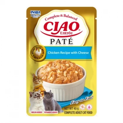 PLIC PISICA CIAO ENTREE PATE PUI CU BRANZA 40 GR