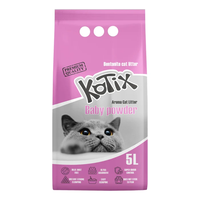 KOTIX BENTONITA 5L PUDRA TALC
