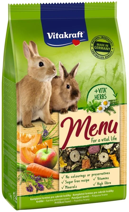 VITAKRAFT MENIU IEPURI 1 KG