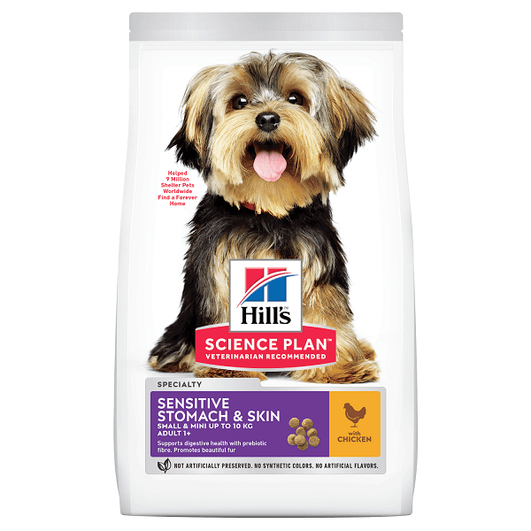 HRANA CAINE HILL'S ADULT SMALL AND MINI SENSITIVE STOM&SKIN PUI 6 KG