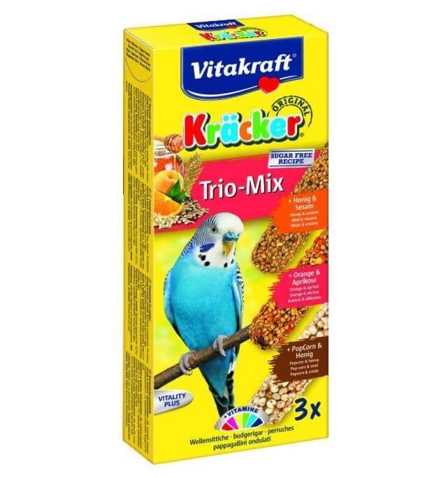 VITAKRAFT KRACKER PERUS TRIO MIERE PORTOCALA POPCORN 80GR