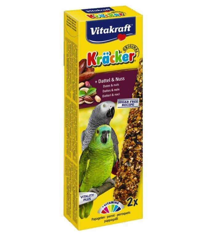 VITAKRAFT KRACKER PAPAGALI CURMALE SI ARAHIDE 180GR