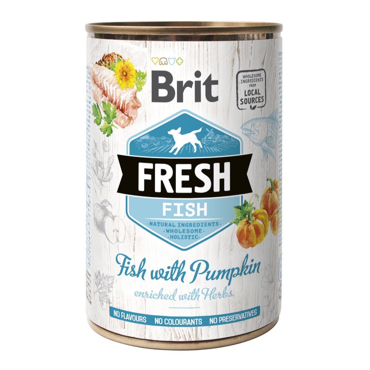 CONSERVA BRIT FRESH PESTE CU DOVLEAC 400 GR