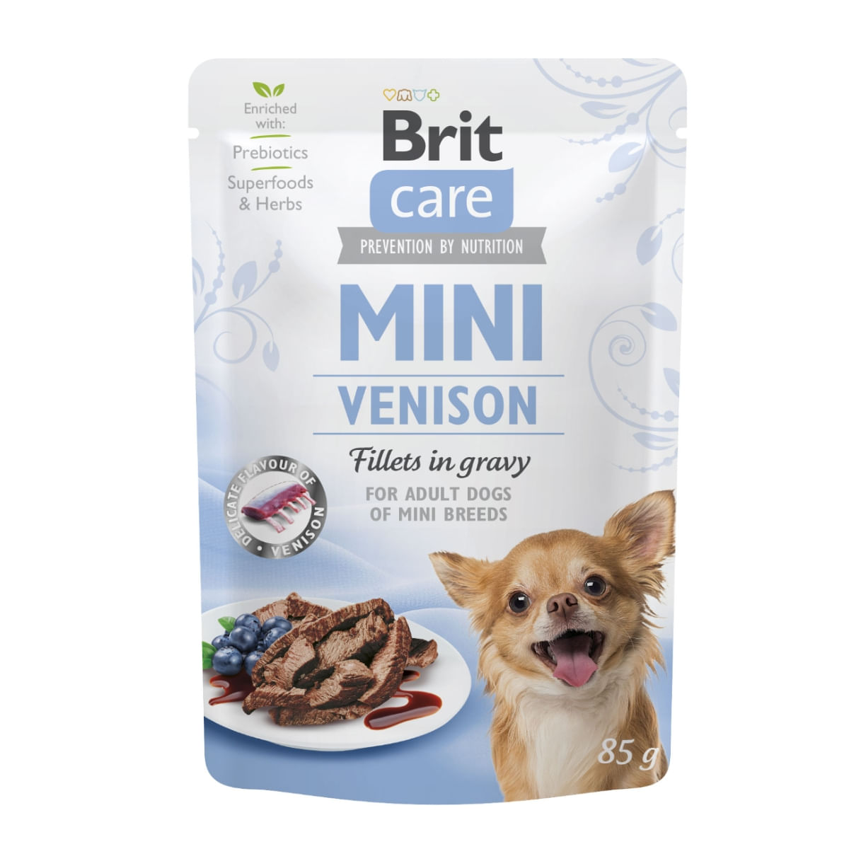 PLIC CAINE BRIT CARE DOG MINI VANAT FILE IN SOS 85G