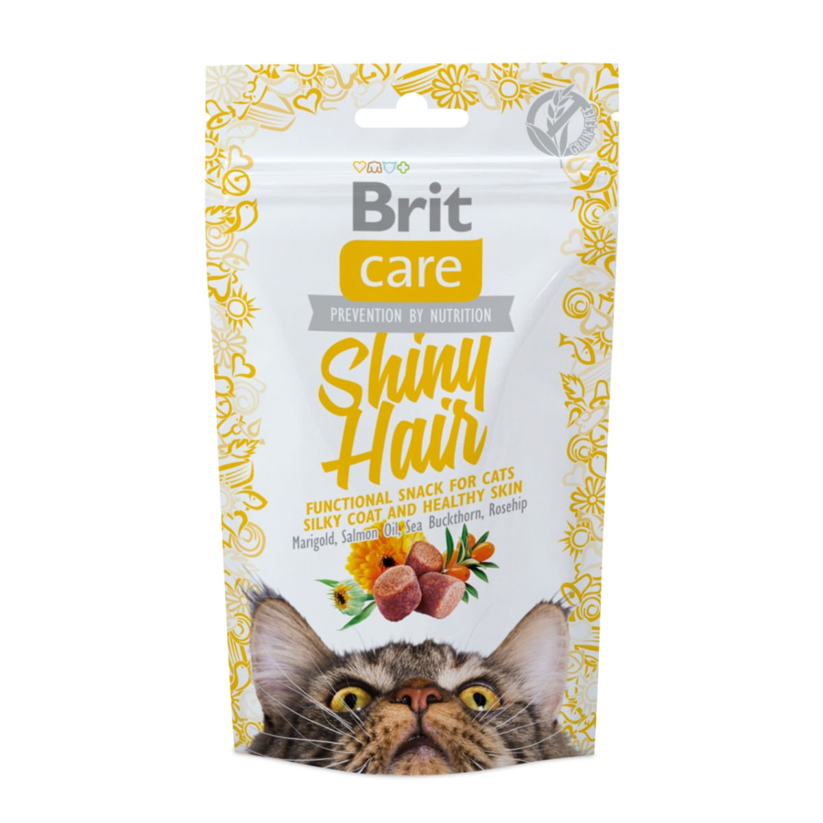 RECOMPENSA BRIT CARE SNACK SHINY HAIR 50GR