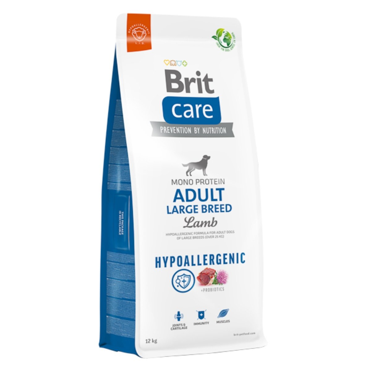 BRIT CARE HYPOALLERGENIC ADULT LARGE BREED MIEL SI OREZ 14 KG