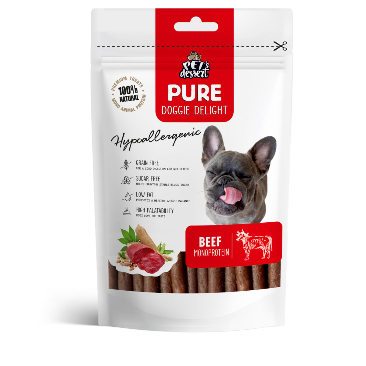 RECOMPENSA CAINE PET'S DESSERT PURE VITA 80GR