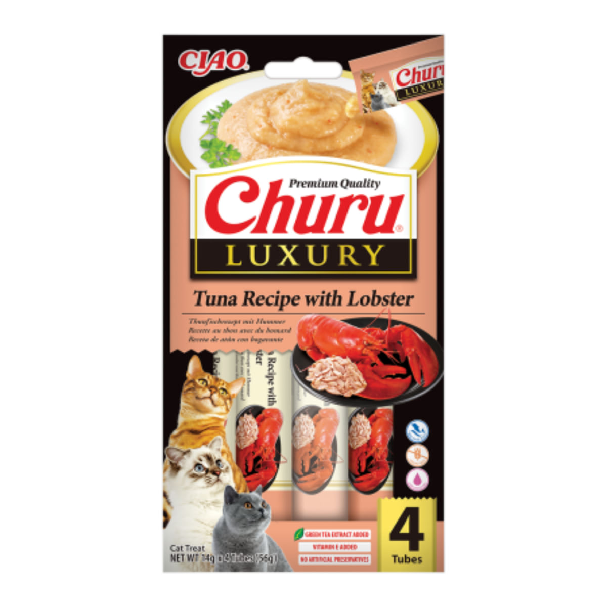 RECOMPENSA PISICA CIAO CHURU LUXURY TON CU HOMAR 4X14 GR