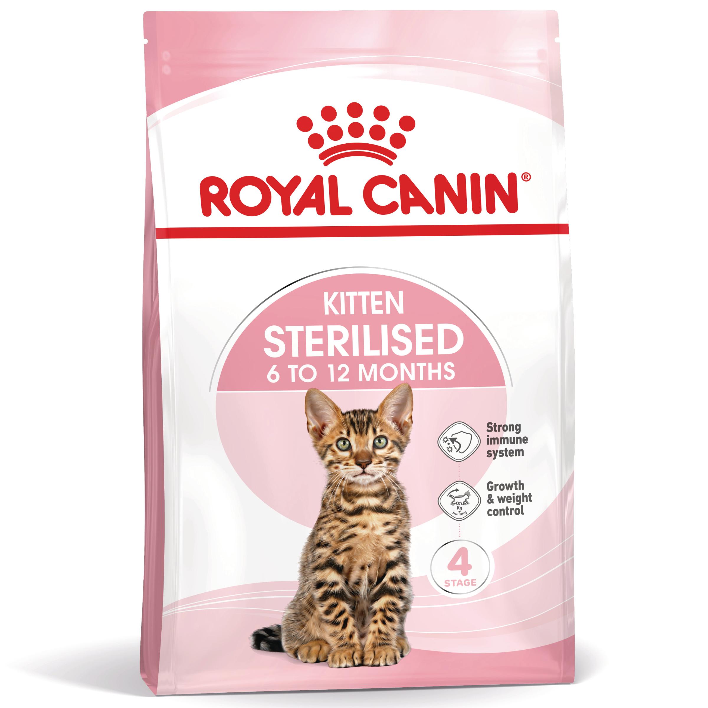ROYAL CANIN KITTEN STERILISED 6-12 LUNI 400GR
