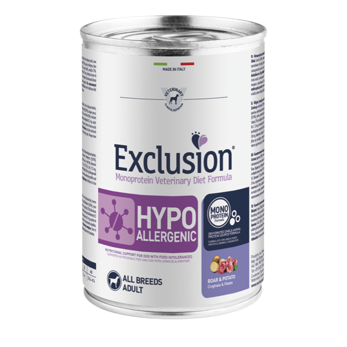 CONSERVA CAINE EXCLUSION HYPOALLERGENIC MONOPROTEIN 400GR