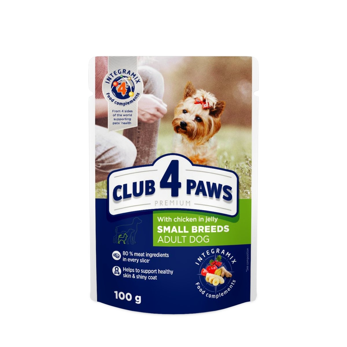 PLIC CAINE CLUB4PAWS PUI IN JELLY 100GR
