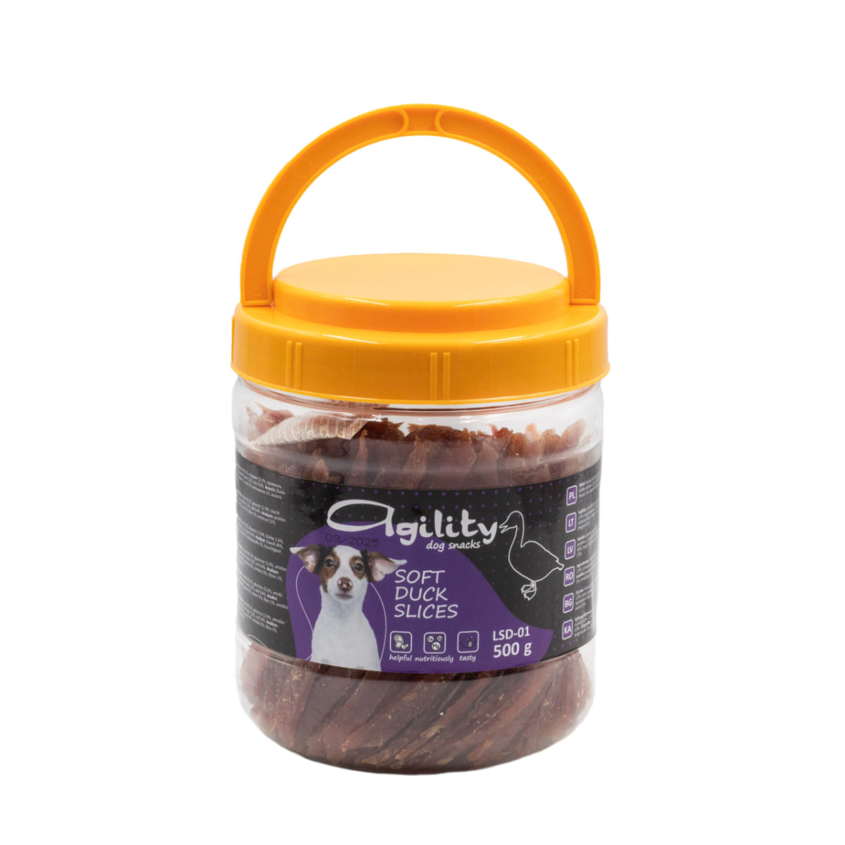 RECOMPENSA CAINE AGILITY TENDER DUCK STRAW 500GR