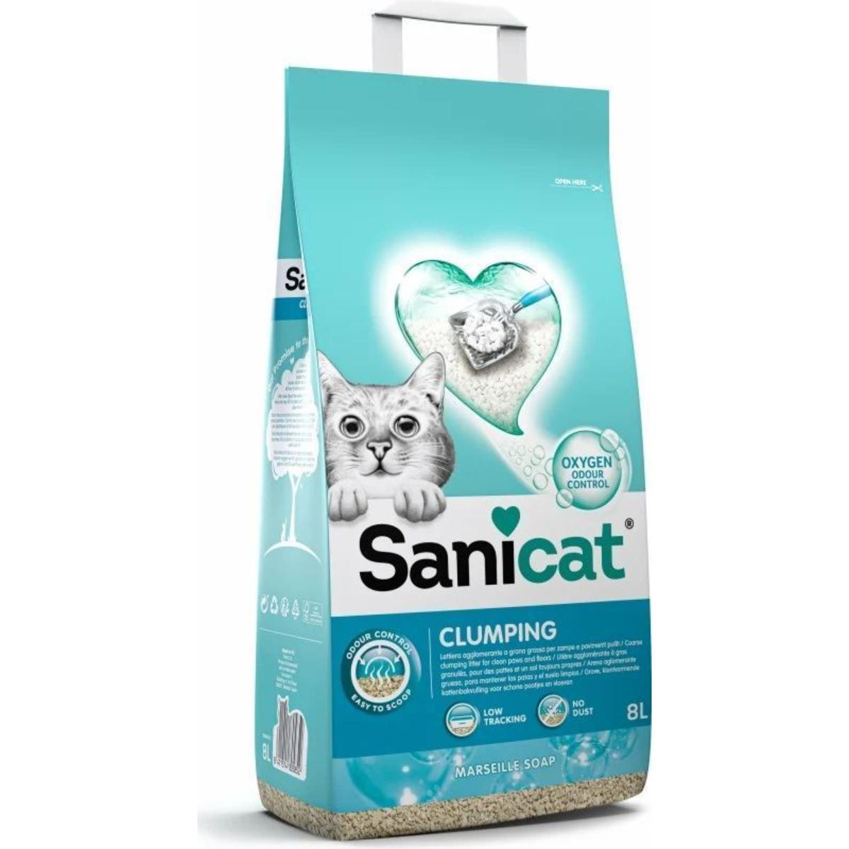 SANICAT CLUMPING MARSEILLE SOAP 8L