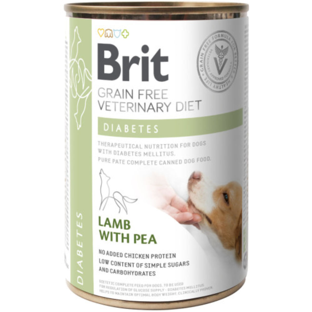 CONSERVA CAINE BRIT DIABETES 400GR