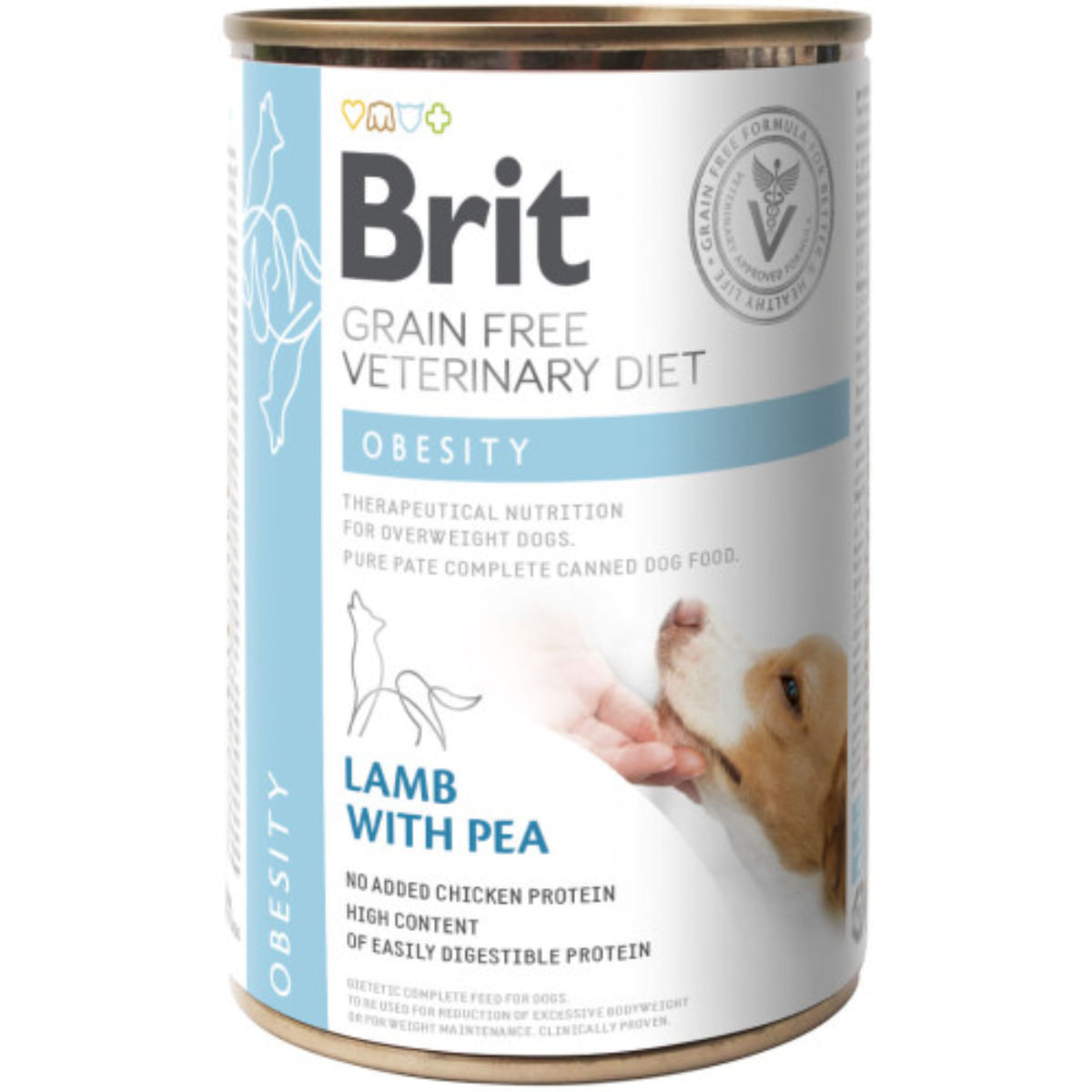 CONSERVA CAINE BRIT OBESITY 400GR