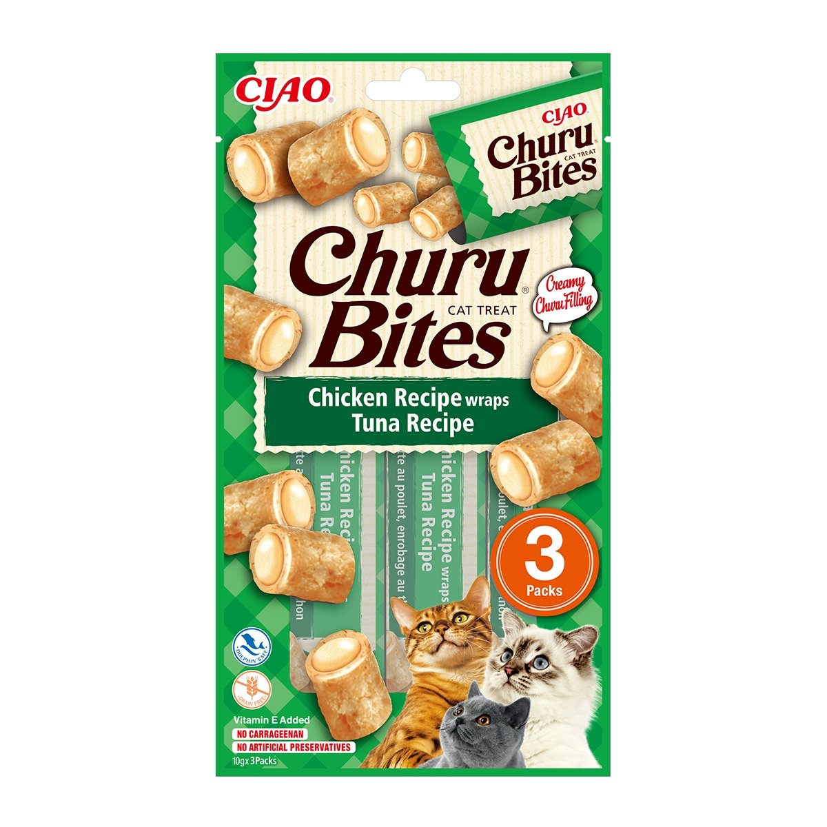 RECOMPENSA PISICA CIAO CHURU BITTES TON 3X10GR
