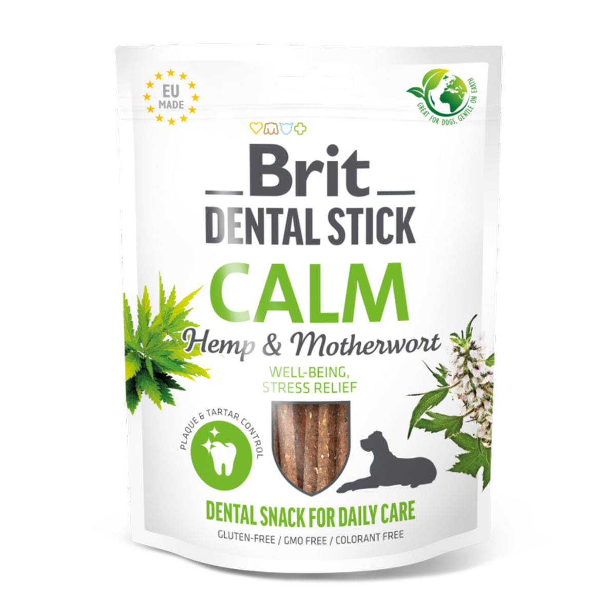 BRIT DENTAL STICK CALM WITH HEMP & MOTHERWORT