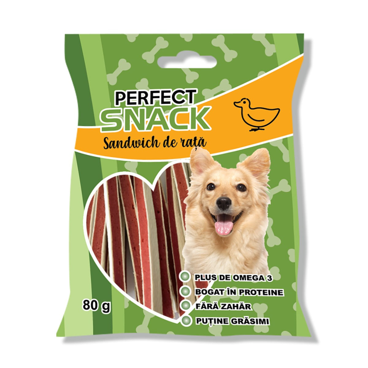 RECOMPENSA CAINE PERFECT SNACK STICK SANDWICH DE RATA 80GR