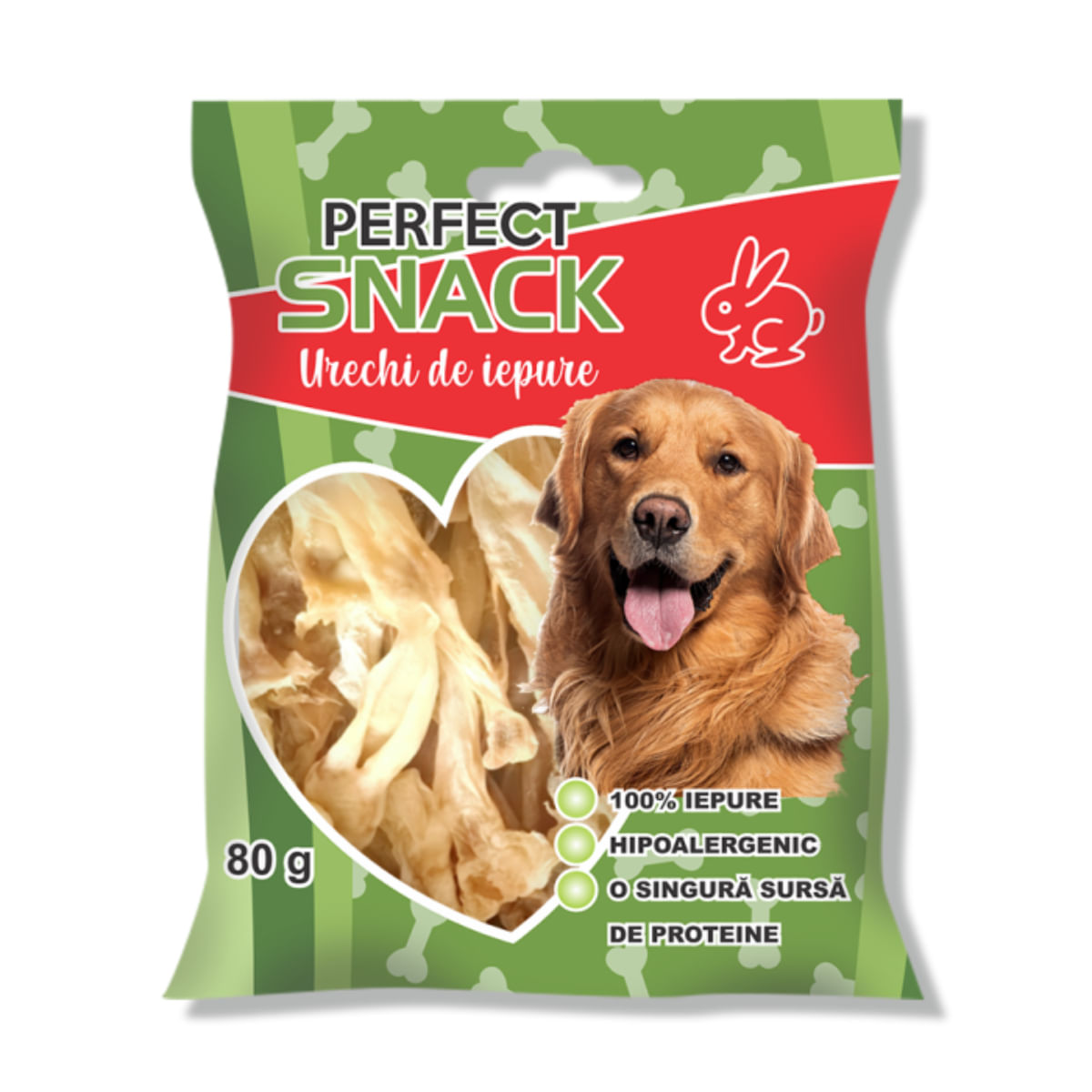 RECOMPENSA CAINE PERFECT SNACK URECHI DE IEPURE 80GR
