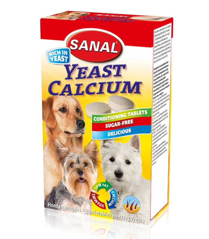 TABLETE CALCIU SANAL YEAST CALCIUM 100GR