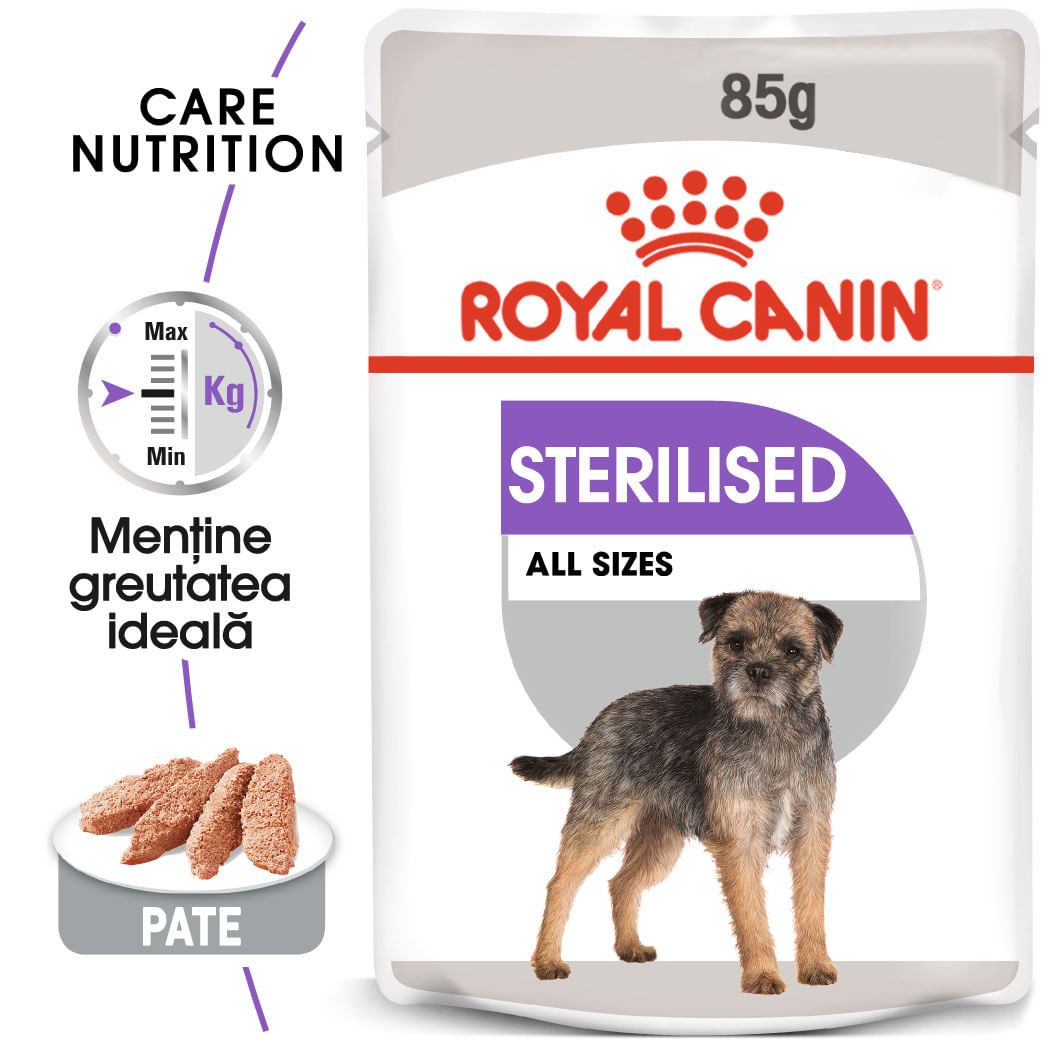 PLIC CAINE ROYAL CANIN STERILISED ALL SIZE 85GR