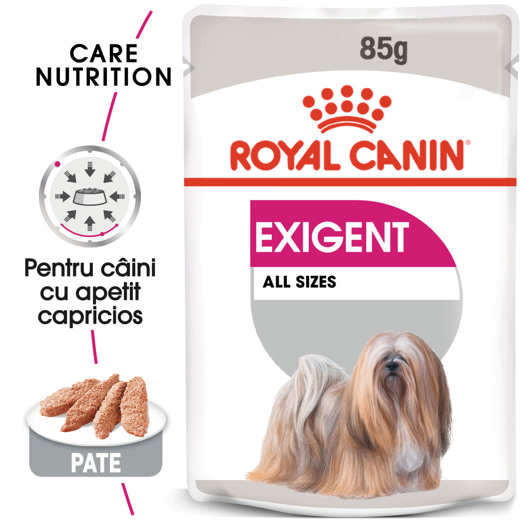 PLIC CAINE ROYAL CANIN EXIGENT ALL SIZE 85GR