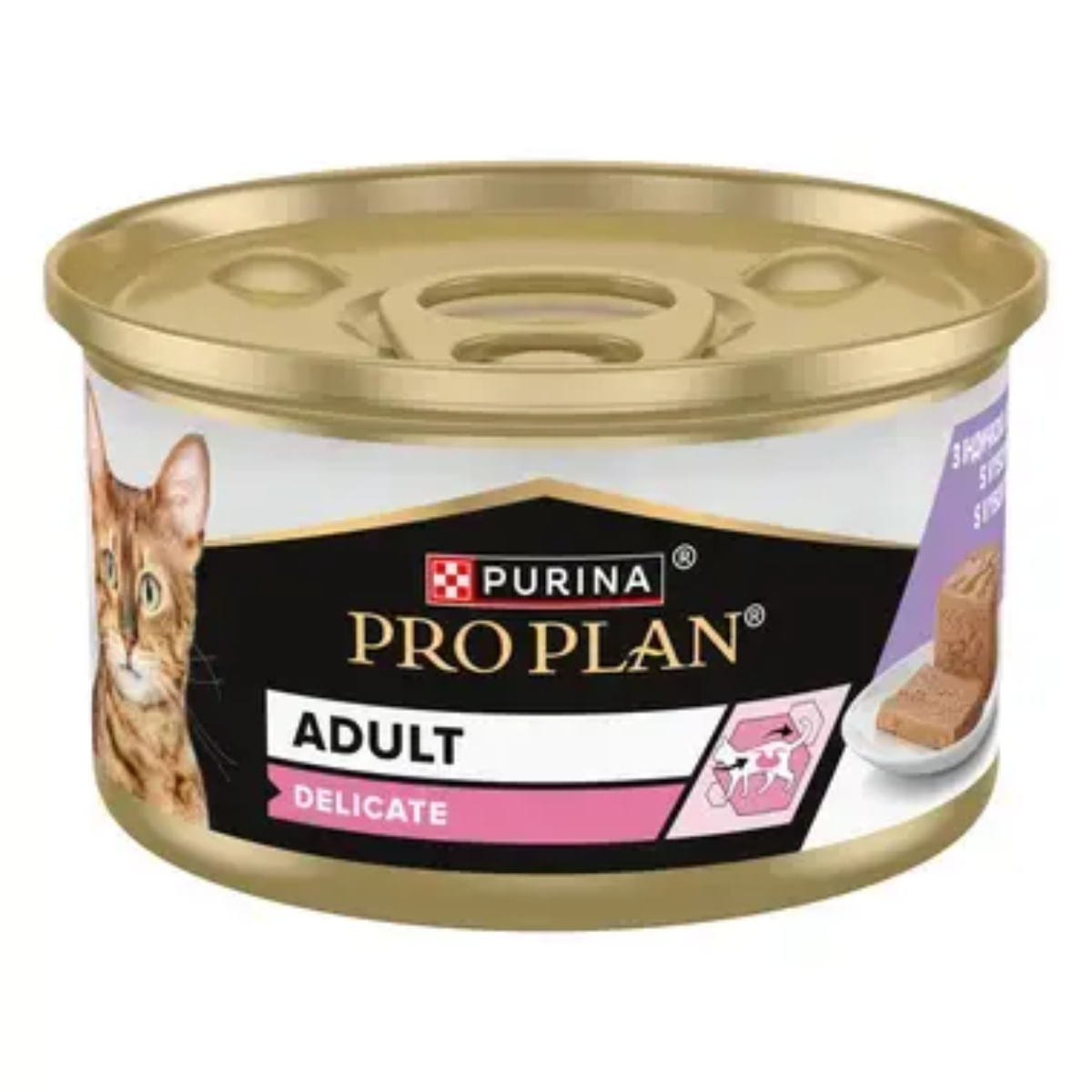 CONSERVA PISICA PURINA PRO PLAN ADULT DELICATE 85GR