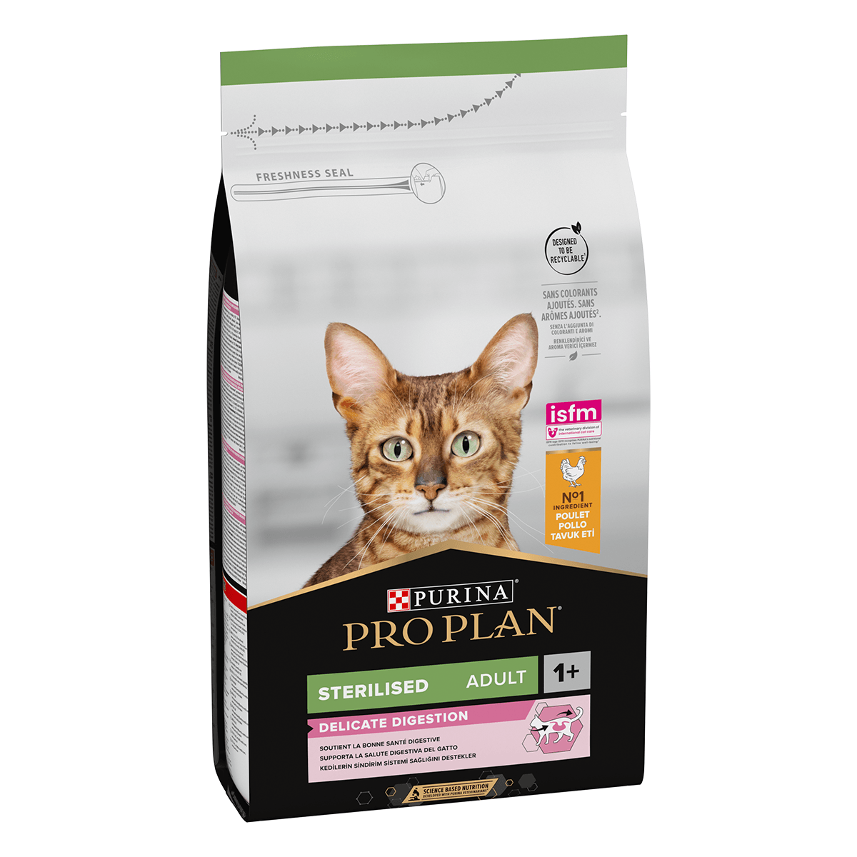 HRANA PISICA PURINA PRO PLAN STERILISED ADULT DELICATE DIGESTION PUI 1.5KG 