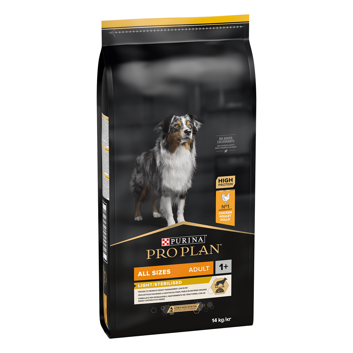 HRANA CAINE PURINA PRO PLAN ALL SIZE ADULT LIGHT/STERILISED PUI 3KG