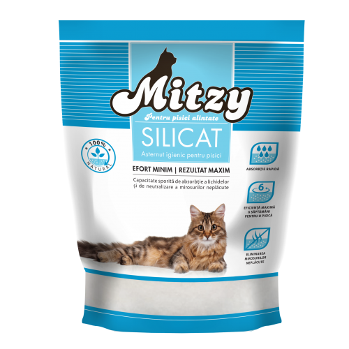 ASTERNUT PISICA SILICAT MITZY PURE 3.8L