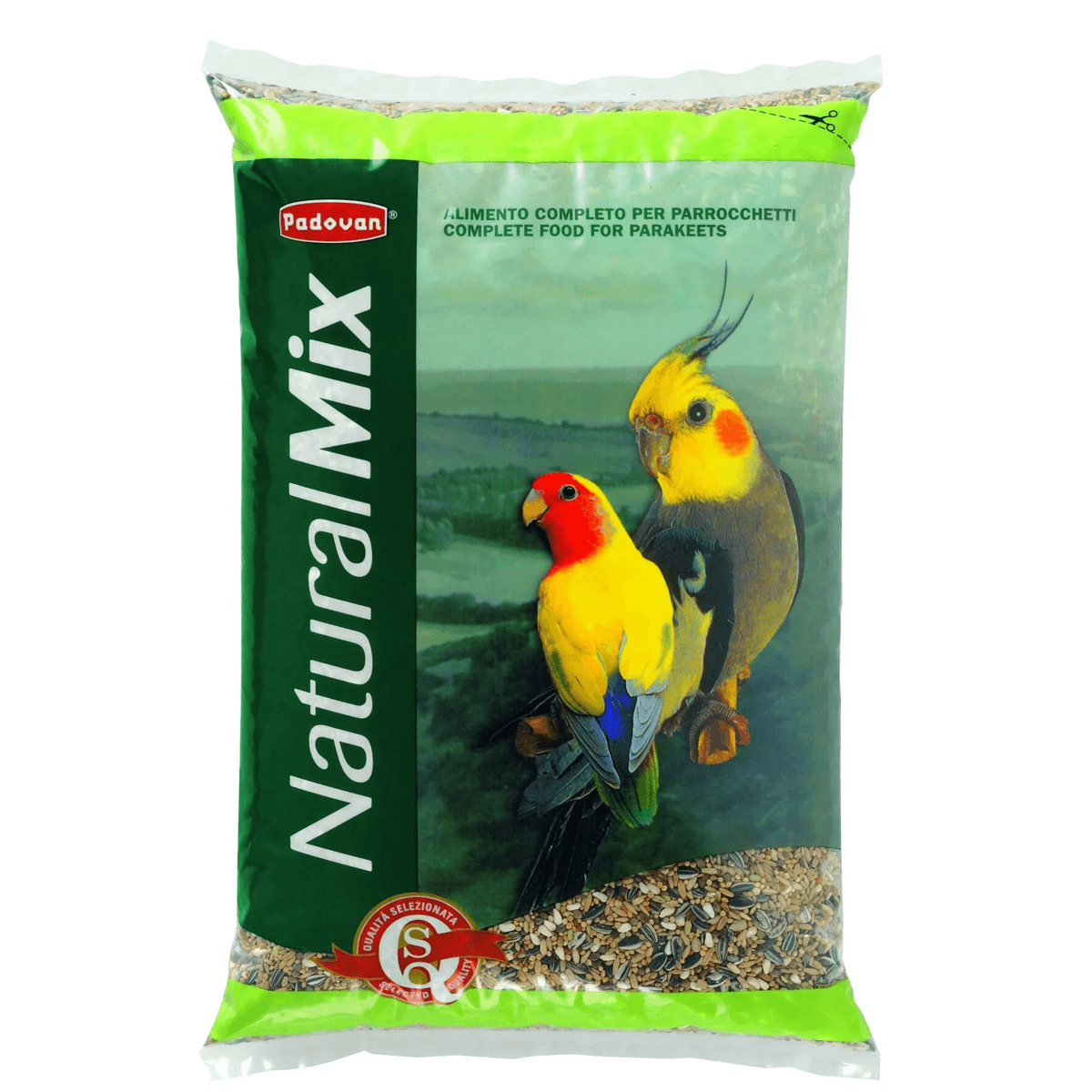 PADOVAN NATURALMIX FURAJ PENTRU PAPAGALI 850GR