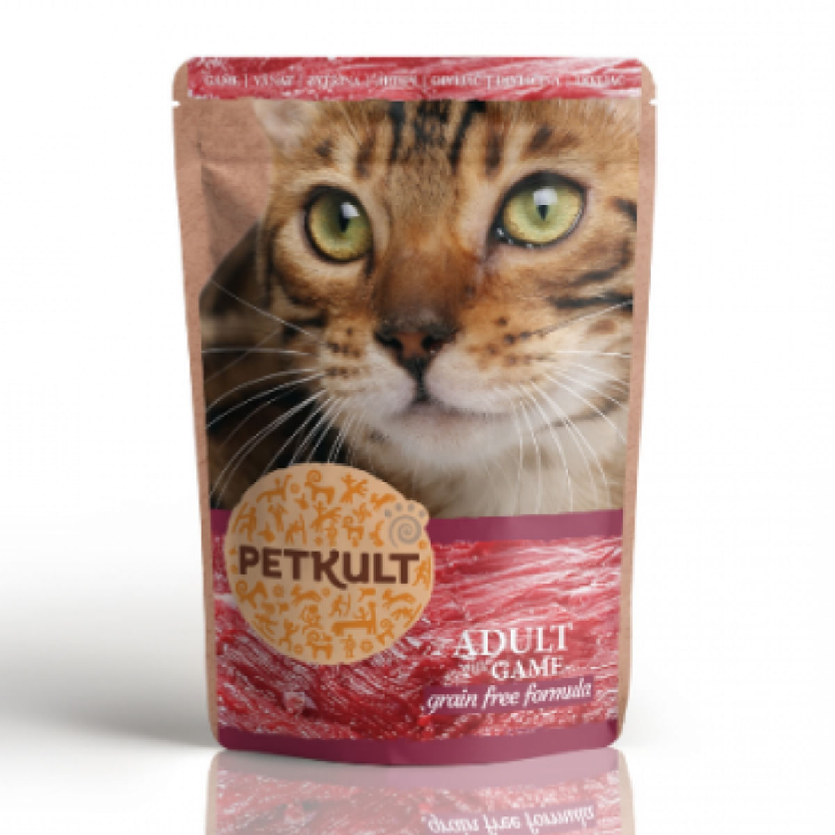 PLIC PISICA PETKULT ADULT CU VANAT 100GR