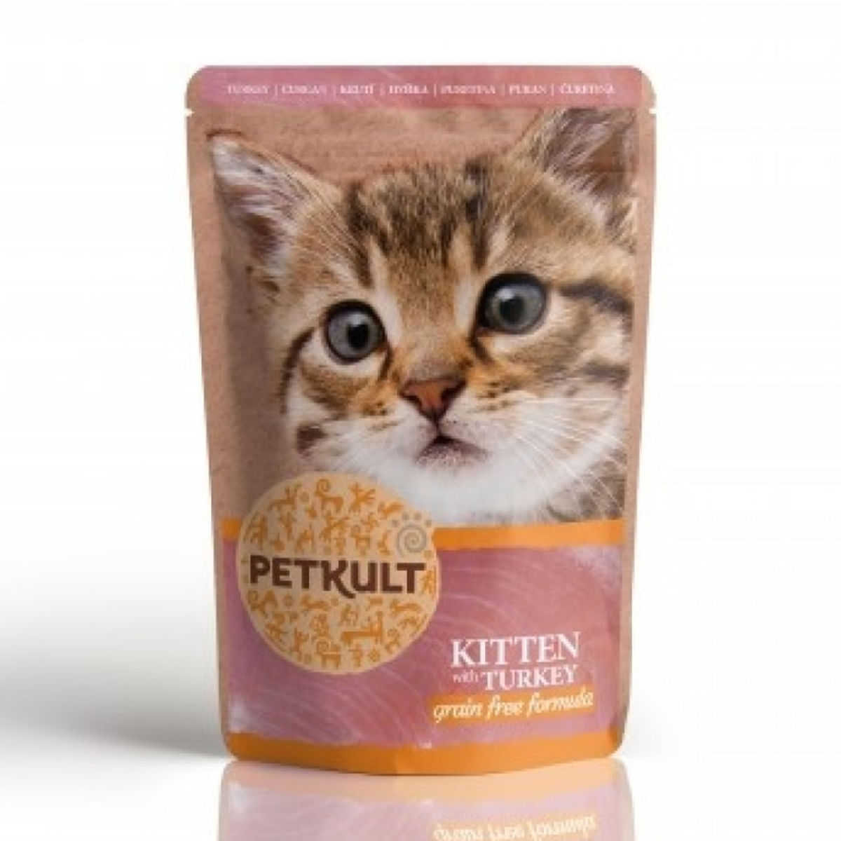 PLIC PISICA PETKULT KITTEN CURCAN 100GR