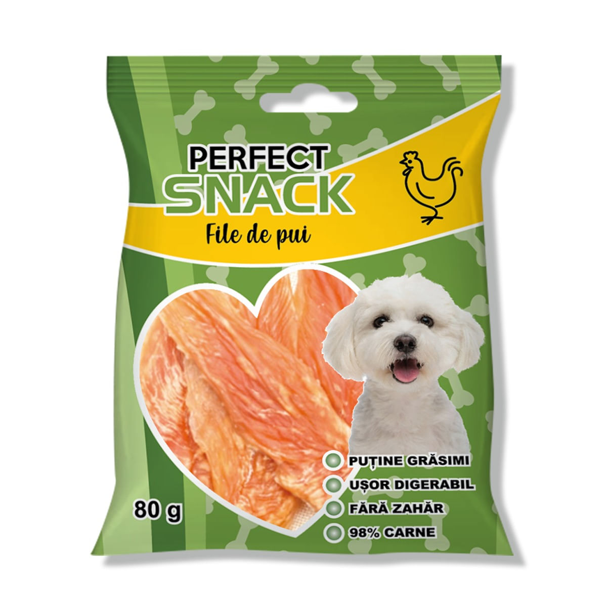 RECOMPENSA CAINE PERFECT SNACK FILE DE PUI 80GR