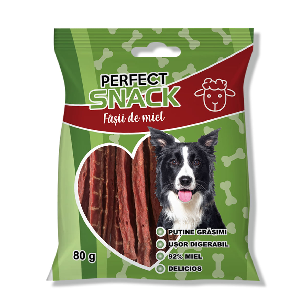 RECOMPENSA CAINE PERFECT SNACK FASII DE MIEL 80GR