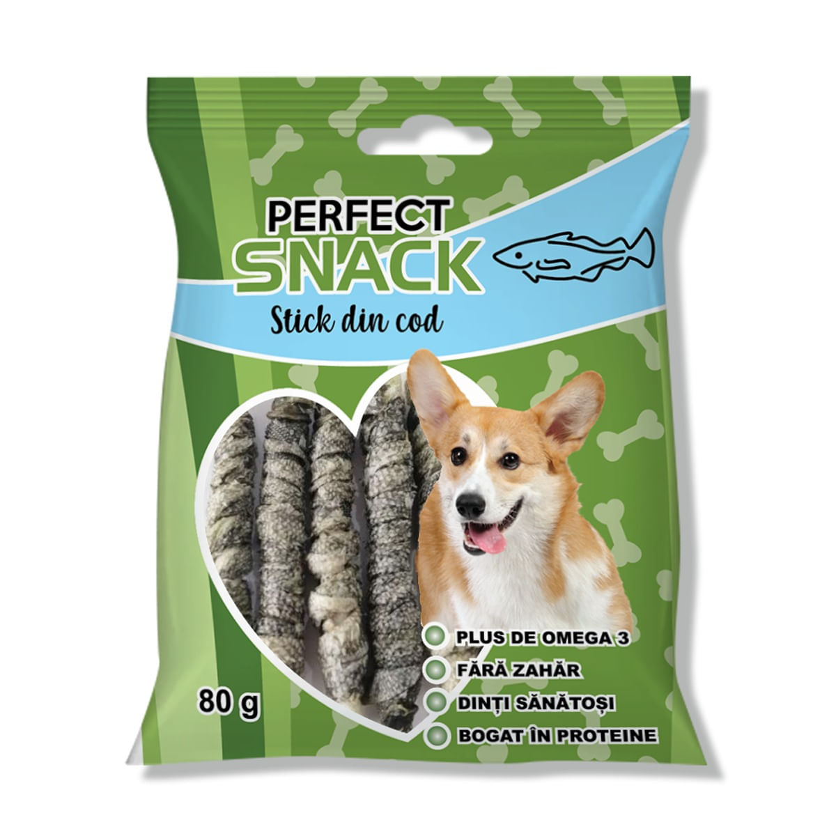 RECOMPENSA CAINE PERFECT SNACK STICK DIN COD 80GR