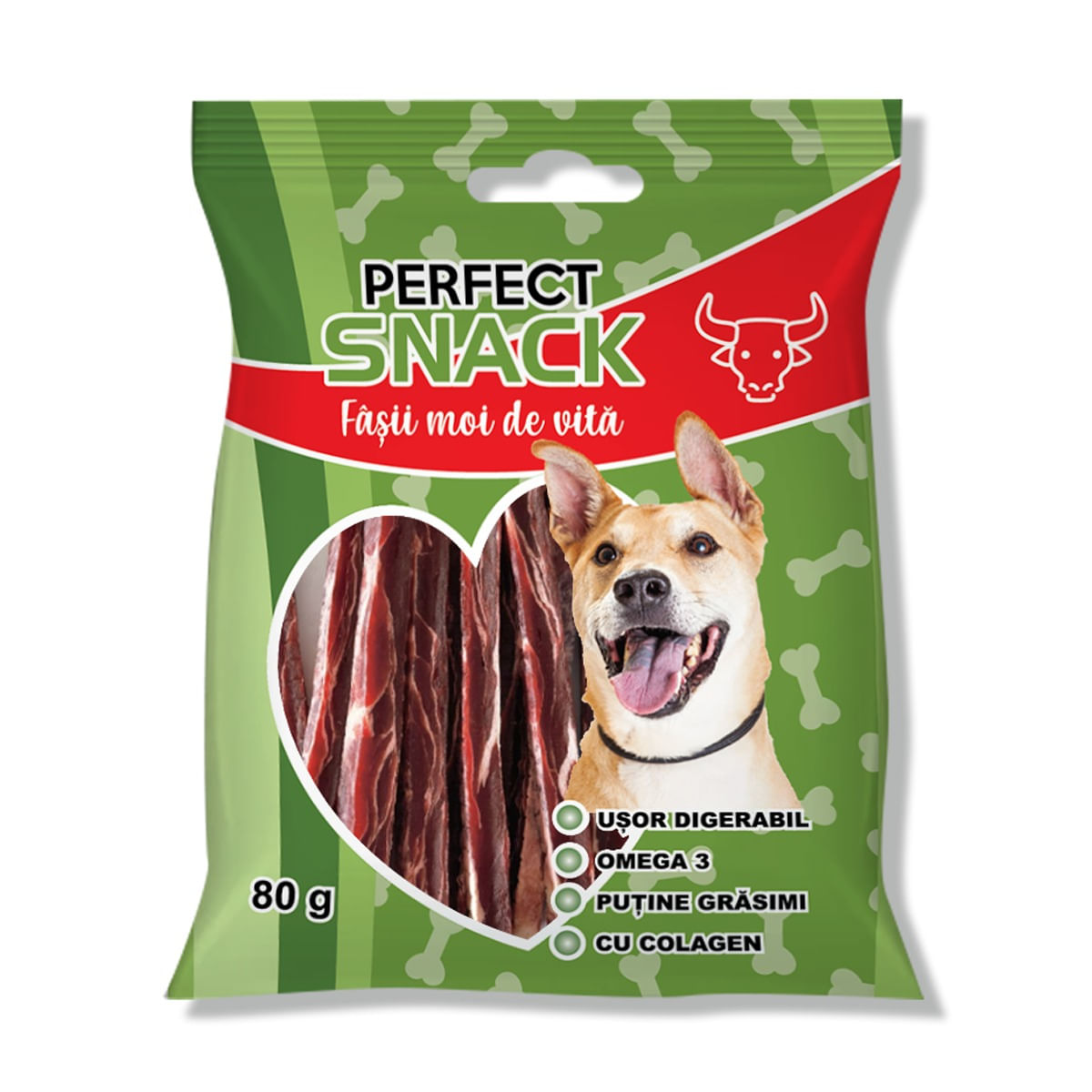 RECOMPENSA CAINE PERFECT SNACK FASII MOI DE VITA 80GR