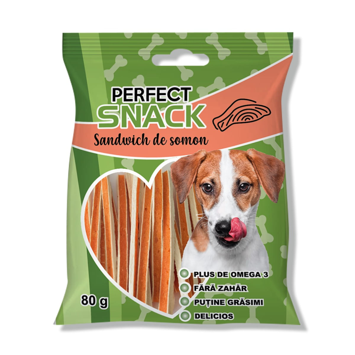 RECOMPENSA CAINE PERFECT SNACK SANDWICH DE SOMON 80GR