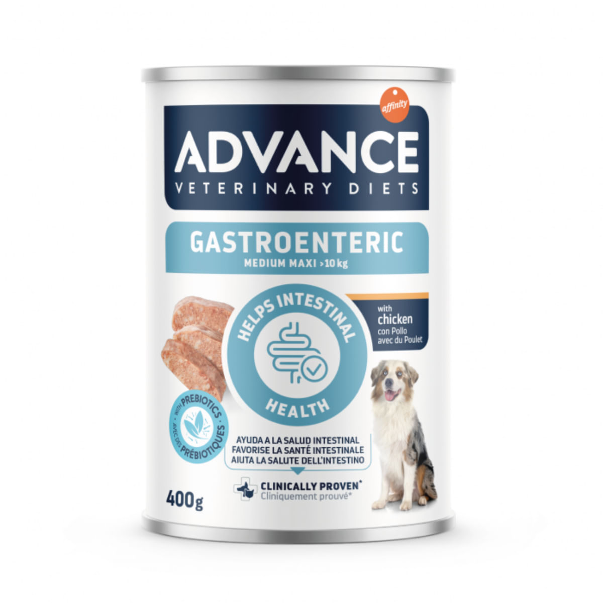 CONSERVA CAINE ADVANCE VETERINARY DIETS GASTROENTERIC MEDIUM MAXI 400GR